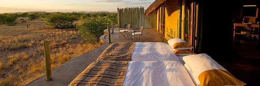 Slapen in Damaraland in Namibie