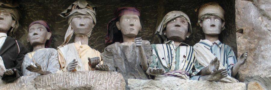 Tau tau poppen Sulawesi