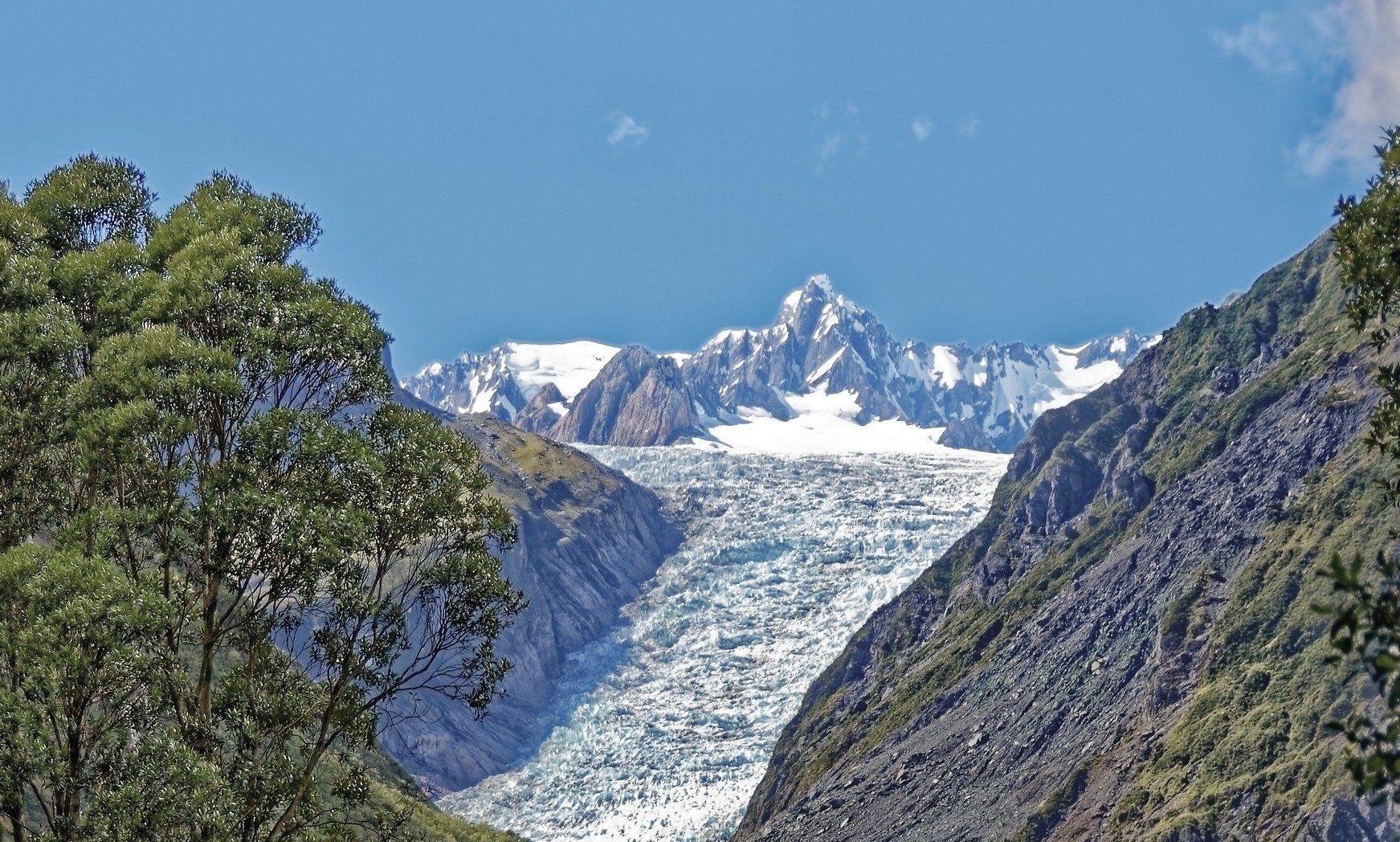 Bouwsteen Nieuw Zeeland Kamperen op de gletsjer