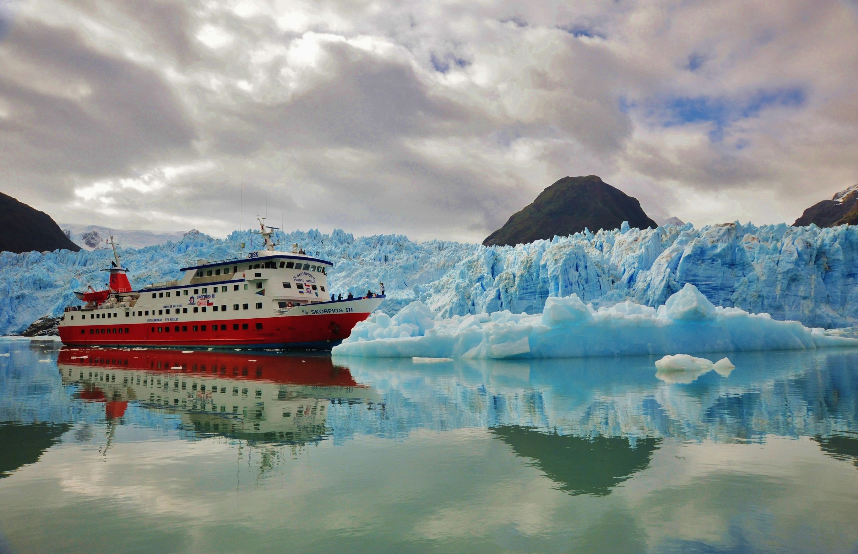Bouwsteen Chili Skorpios cruise door ijsvelden